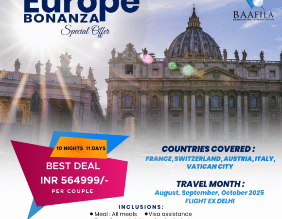 Europe tour packages from Lucknow