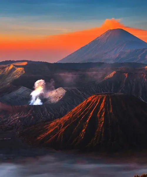 Stunning volcanic mountains seen during Baku Tour Packages from Lucknow adventure trip